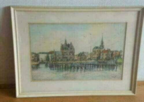 tekening Zaandam Haven Arie Twisker (1911-1957), Ophalen