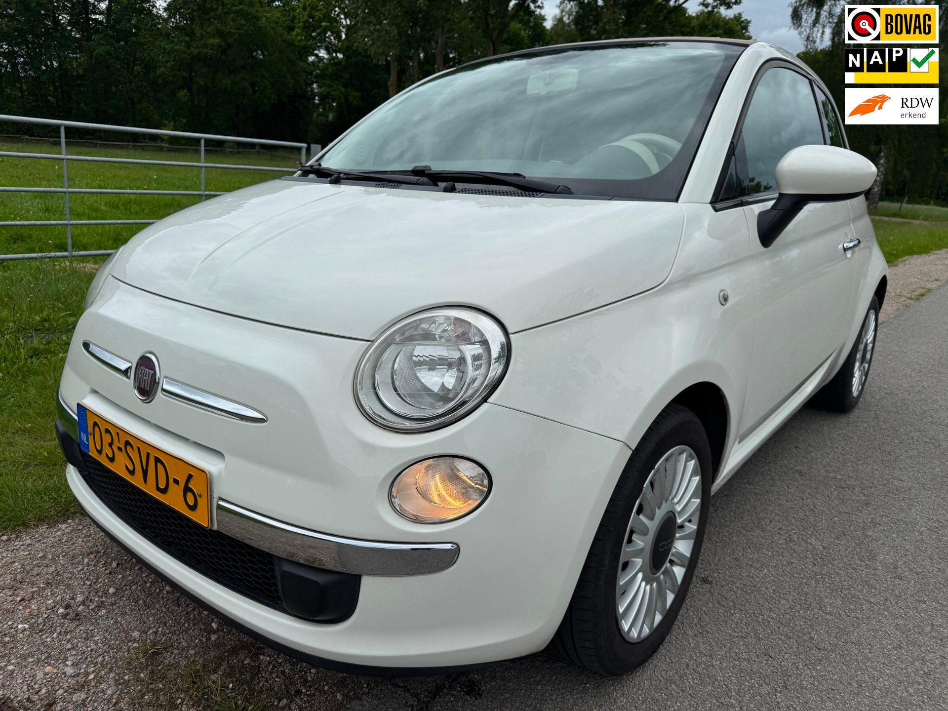 Fiat 500C 0.9 TwinAir by Gucci met leder en airco, Auto's, Fiat, Euro 5, 86 pk, Gebruikt, 31 €/maand