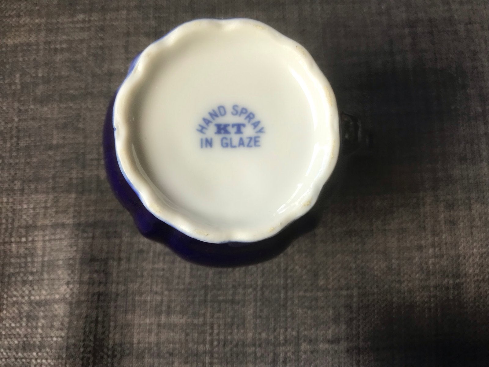 Vintage KT Japan Kobaltblauw Servies - Jaren '60, Ophalen of Verzenden