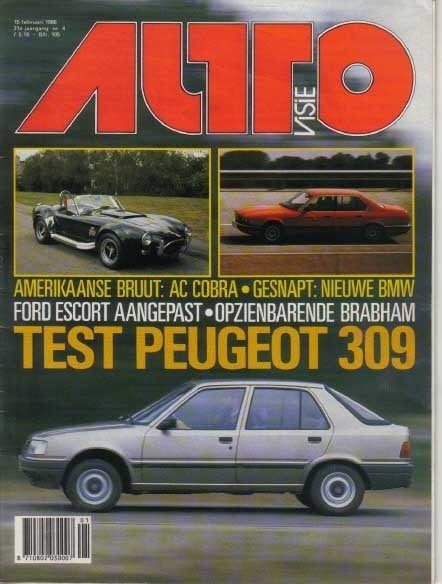Autovisie 4 1986 : VW Golf Syncro - AC Cobra - BMW 7 serie, Ophalen of Verzenden, Gelezen, Algemeen