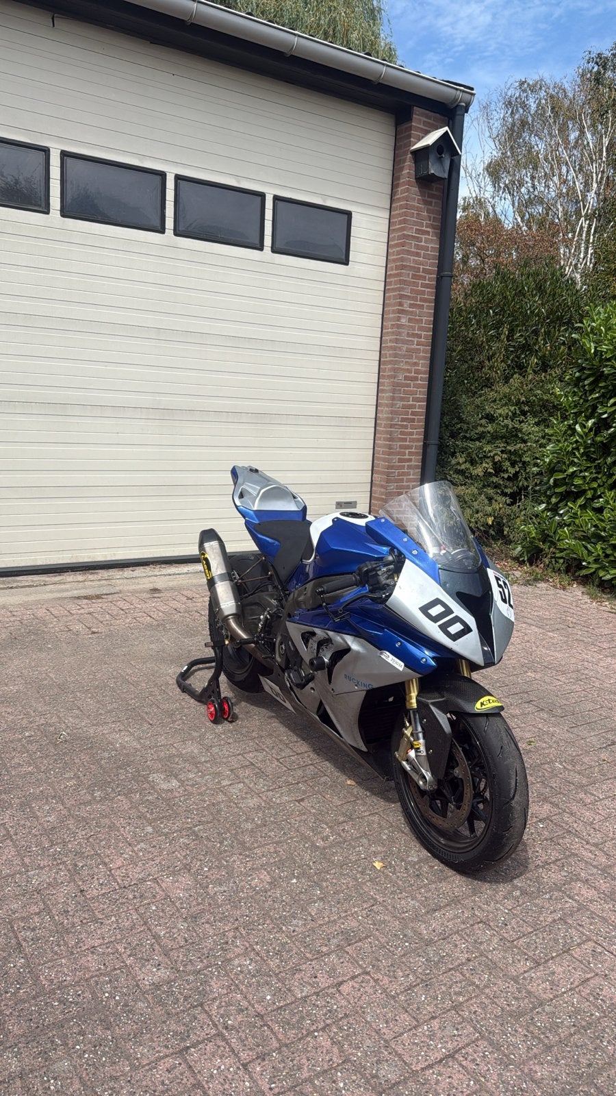 BMW S1000RR circuitmotor, 4 cilinders, Motorrijbewijs A, Gebruikt, Super Sport