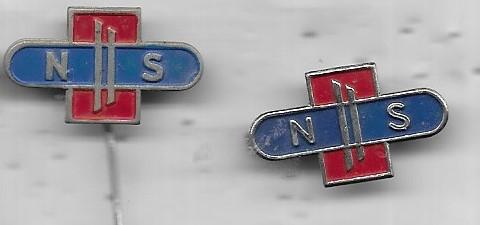 NEDERLANDSE SPOORWEGEN N.S. ALS SPELD EN ALS BROCHE SPELD, Verzenden, Gebruikt, Transport, Speldje of Pin
