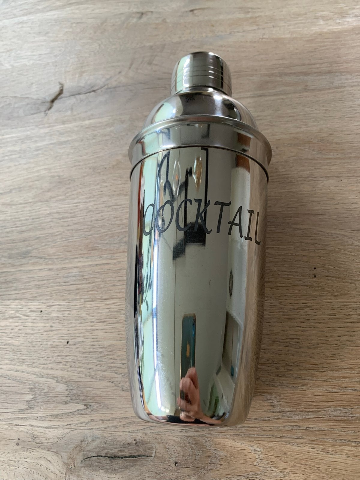 Cocktailshaker RVS - Maak de lekkerste cocktails!, Zilver, Ophalen of Verzenden, Metaal, Overige typen