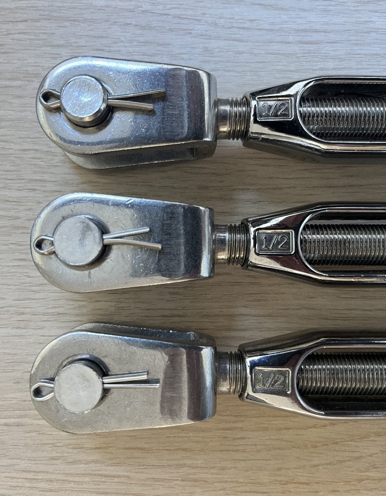 3x Selden wantspanner 1/2″ - zo goed als nieuw, Ophalen, Zo goed als nieuw, Tuigage en Masten, Zeilboot