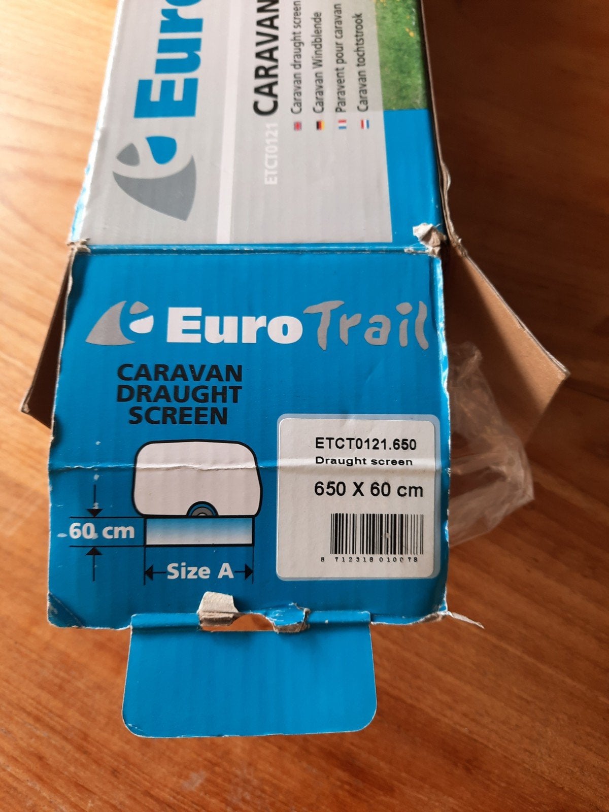 EuroTrail caravan tochtstrip 650x60 cm, Caravans en Kamperen, Ophalen of Verzenden