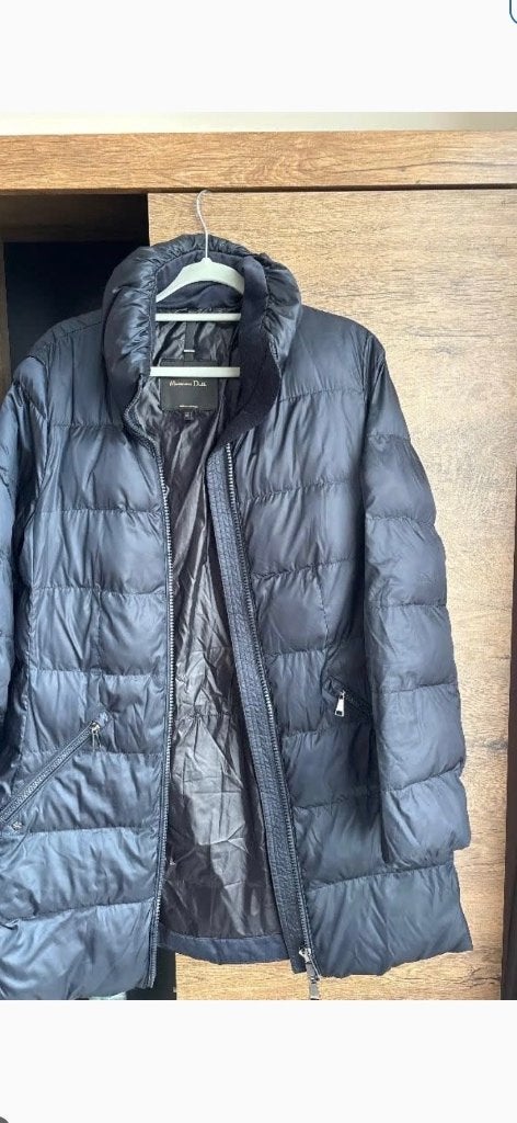 Dames jas Massimo Dutti maat L, Ophalen of Verzenden, Zo goed als nieuw, Maat 42/44 (L), Blauw