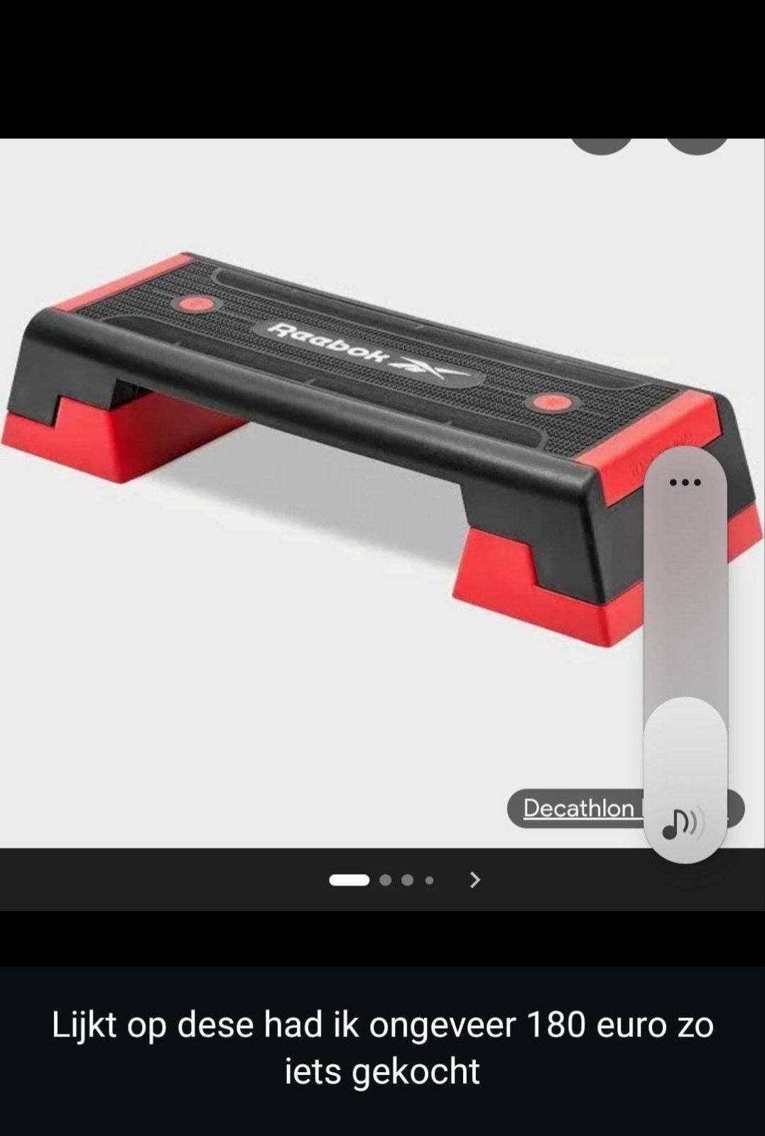Nieuwe Reebok Stepbank - Ideaal voor Thuis Fitness!, Ophalen of Verzenden, Nieuw, Benen, Stepbank