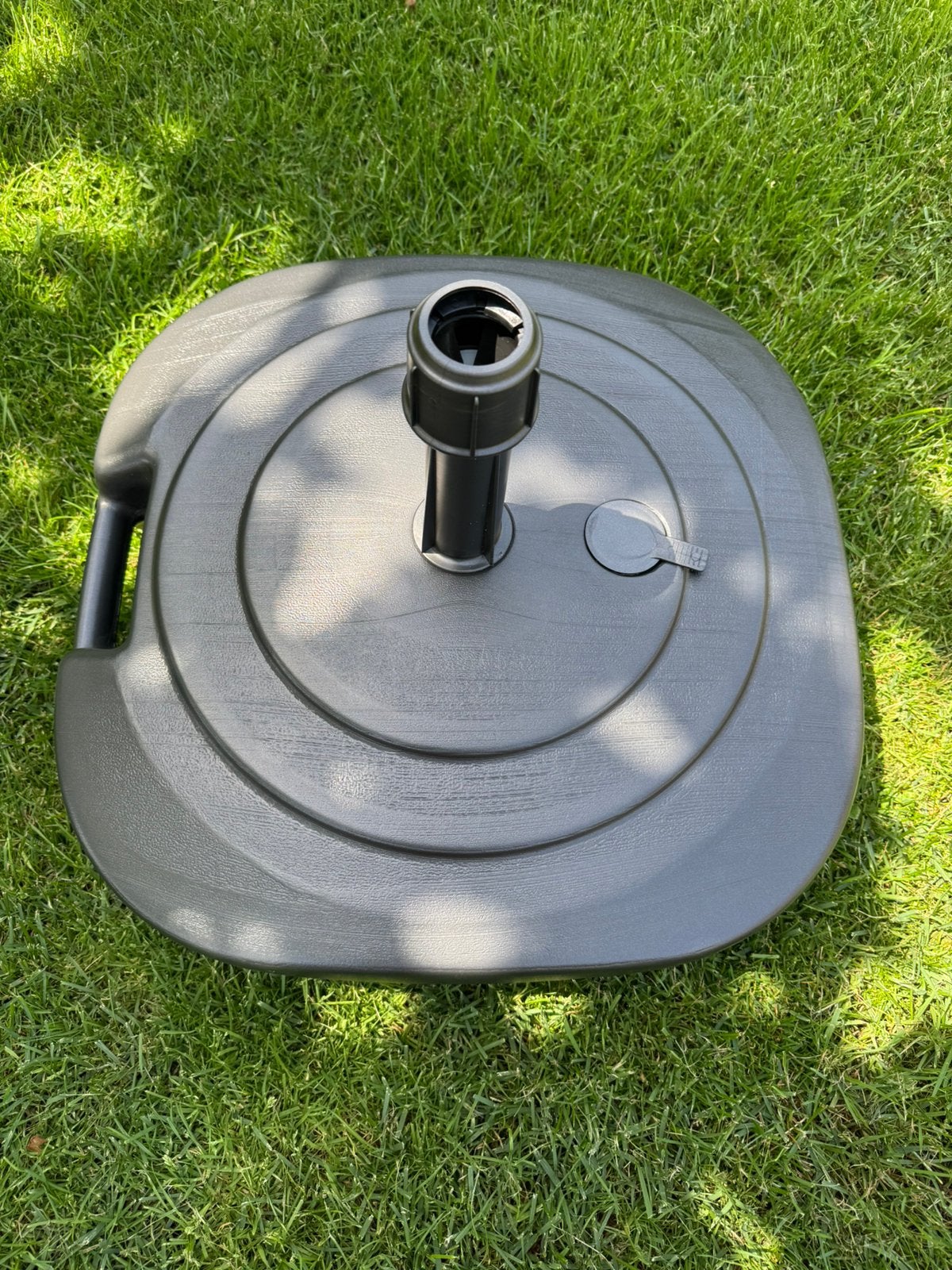 Parasol voet nieuw met wieltjes vul baar, Ophalen, Zo goed als nieuw, Minder dan 1 meter, Parasolvoet