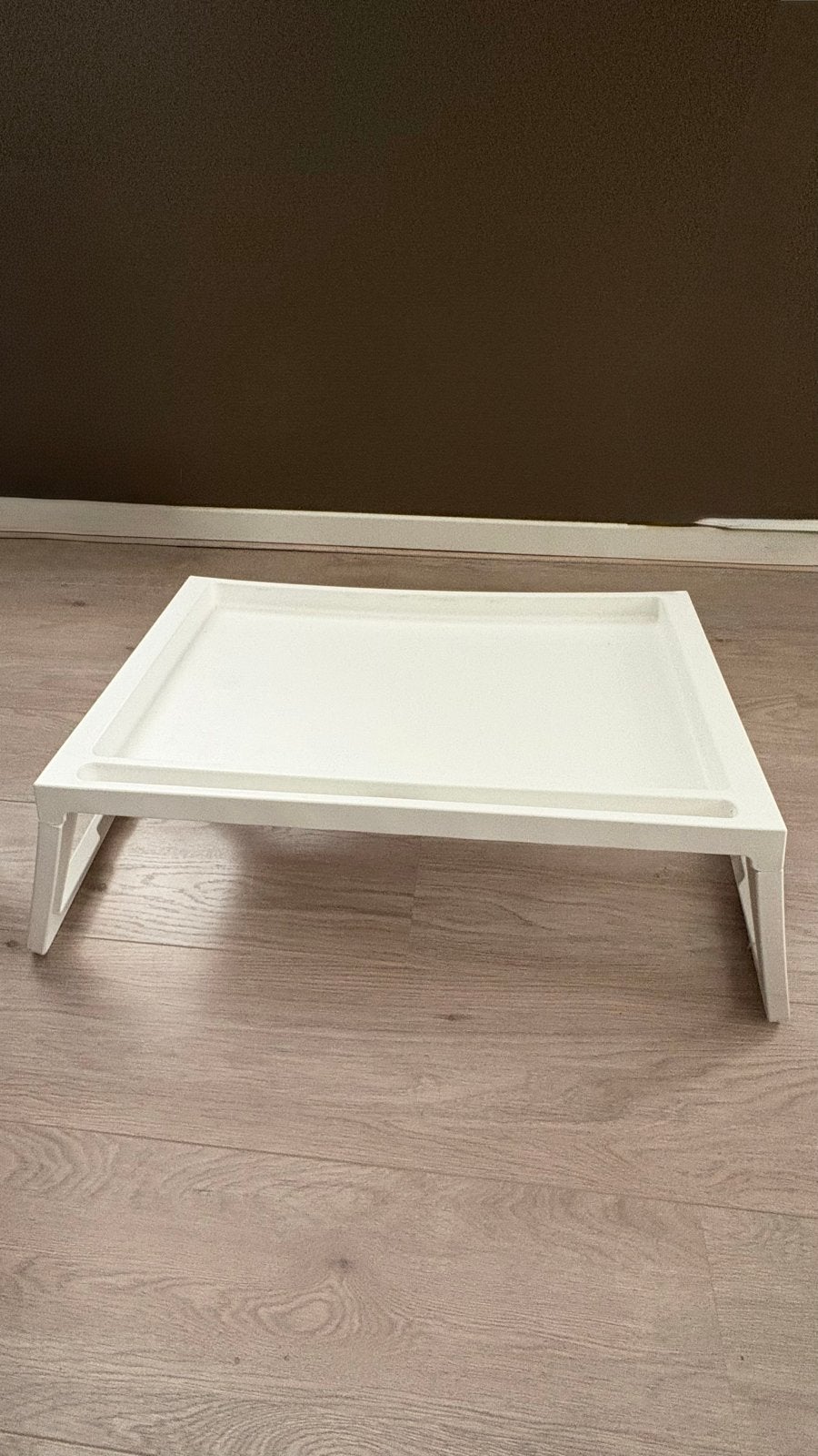 IKEA Klipsk bedtafel/laptoptafel wit, Ophalen, Gebruikt, Kunststof, Modern