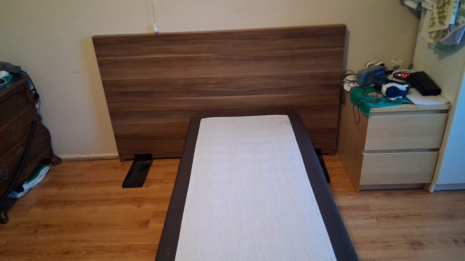 Boxspring 140x200, Huis en Inrichting, Ophalen, Gebruikt, Tweepersoons