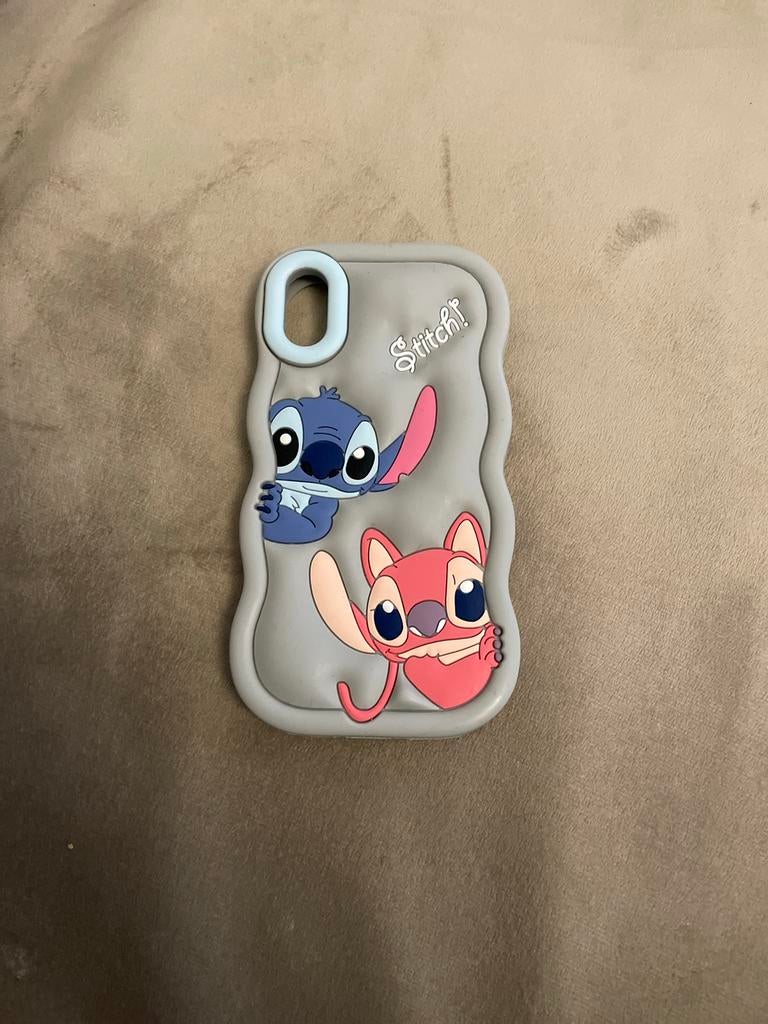 Stitch & Angel iPhone XS hoesje, Gebruikt, Overige merken, Hoesje of Tasje, Ophalen of Verzenden