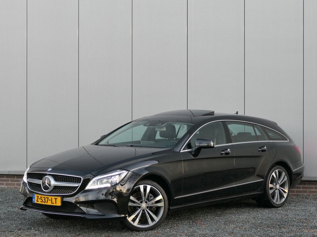 Mercedes-Benz CLS-Klasse 400 Shooting Brake Schuifdak / Luch, Auto's, Mercedes-Benz, Achterwielaandrijving, Gebruikt, Zwart, Leder