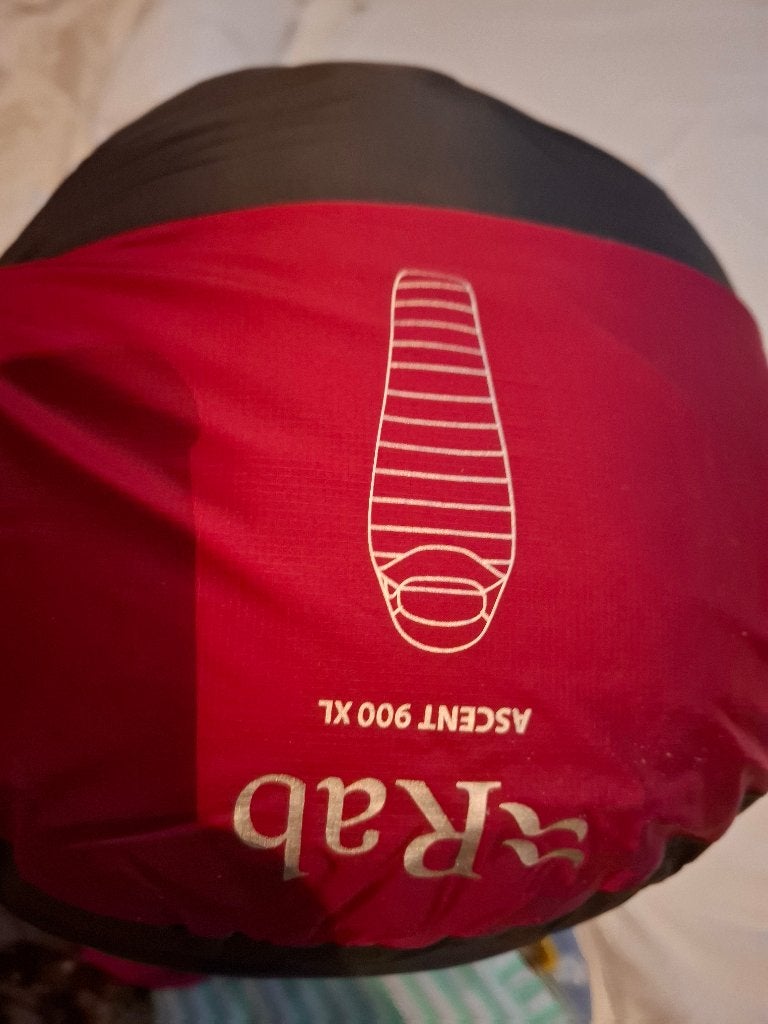 Rab 900 slaapzak, Ophalen of Verzenden, Zo goed als nieuw