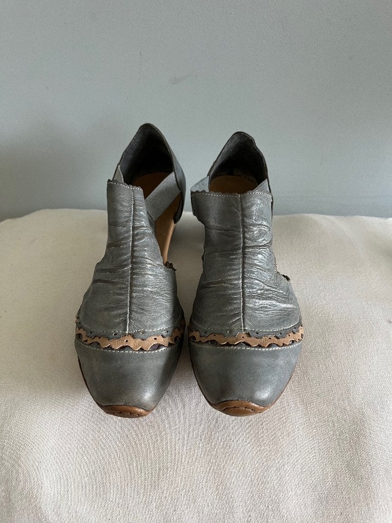 Rieker Dames Schoenen, Instappers, Ophalen of Verzenden, Grijs, Gedragen