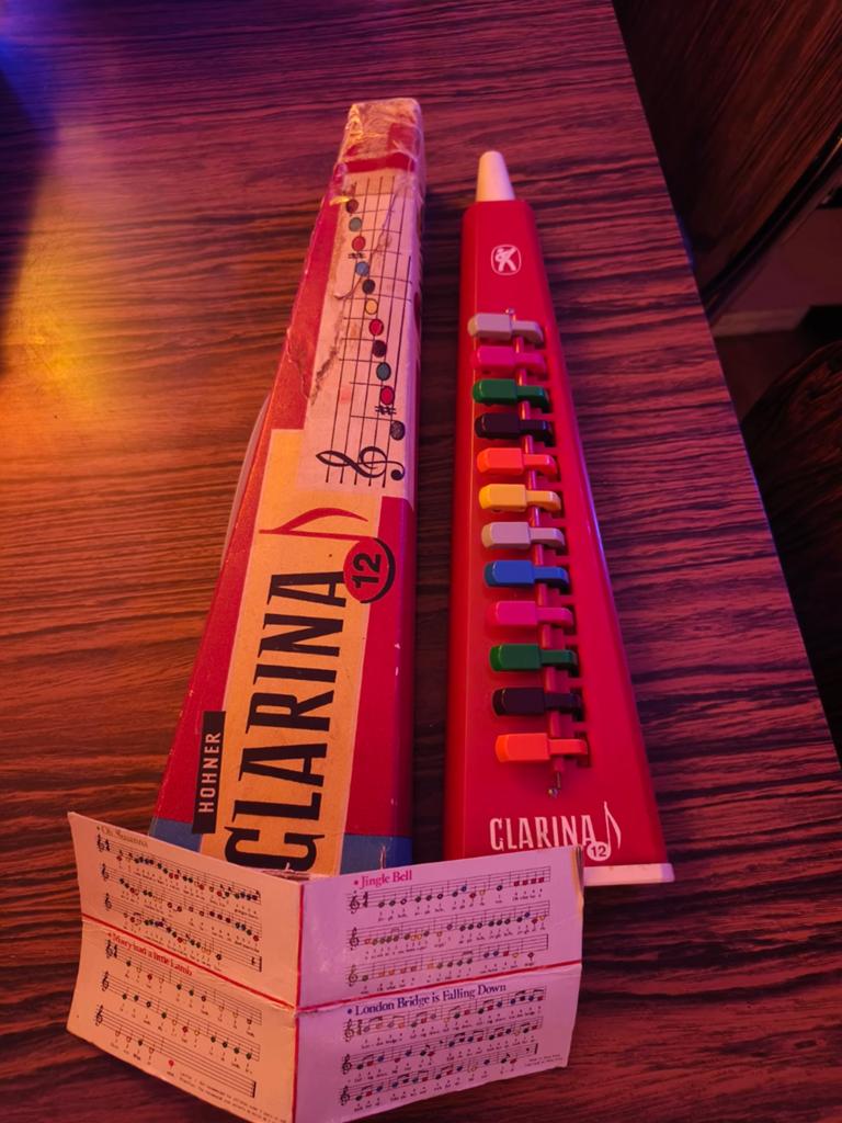 Vintage en zeldzaam : Hohner Clarina in zeer mooie staat, Muziek en Instrumenten, Blaasinstrumenten | Overige, Ophalen of Verzenden