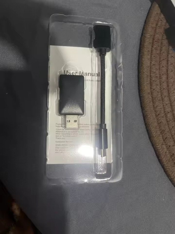 Draadloze Apple CarPlay / Android Auto Dongle Adapter, Ophalen of Verzenden, Nieuw