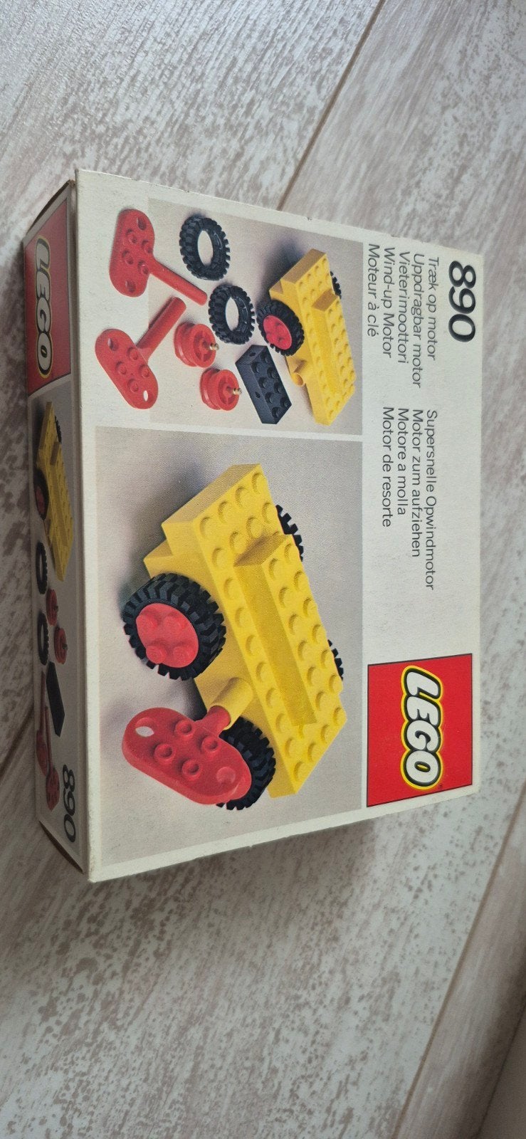 Lego 890 Trekker Motor - Vintage Opwindmotor, Compleet, Lego, Ophalen of Verzenden, Zo goed als nieuw