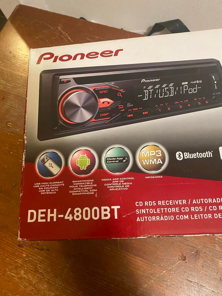 Pioneer DEH-4800BT Autoradio met Bluetooth en USB, Ophalen, Zo goed als nieuw