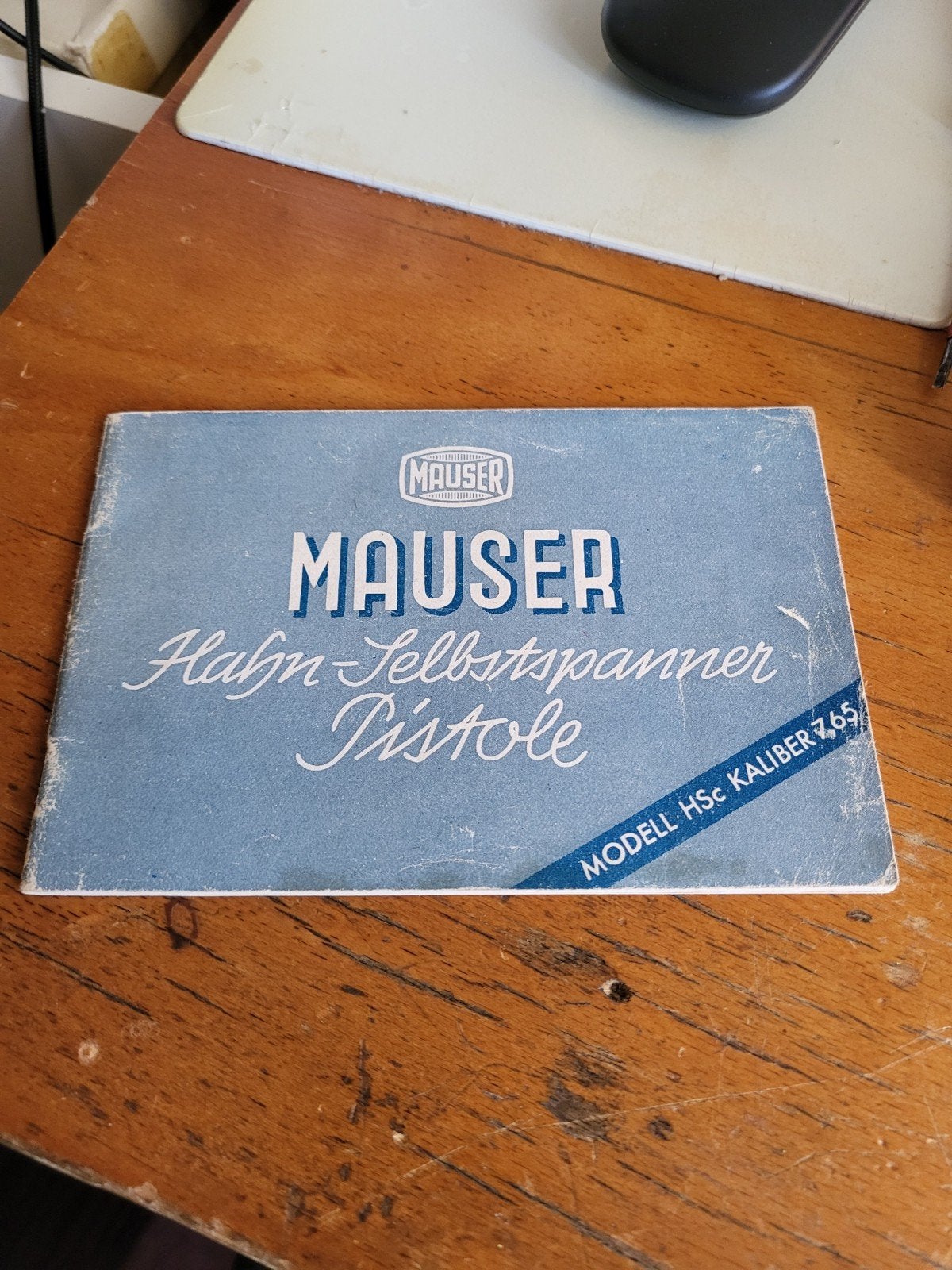 Origineel instructieboekje Mauser HSc (1944) - Wa nummer, Ophalen of Verzenden