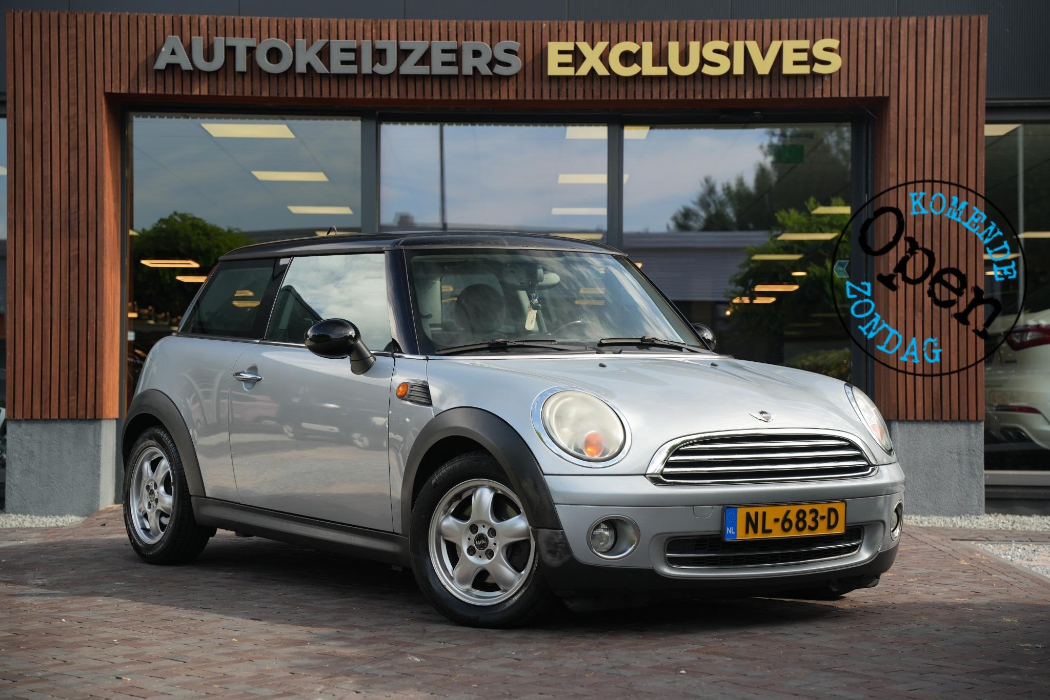 MINI 3-Deurs 1.4 One Airco Radio/CD, Auto's, Voorwielaandrijving, Stof, Gebruikt, 4 stoelen