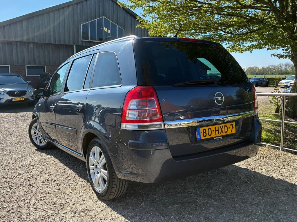 Opel Zafira 1.8 Executive 7 p. | NAP | Clima + Cruise nu €, Auto's, Opel, Voorwielaandrijving, Parkeersensor, Gebruikt, Zwart