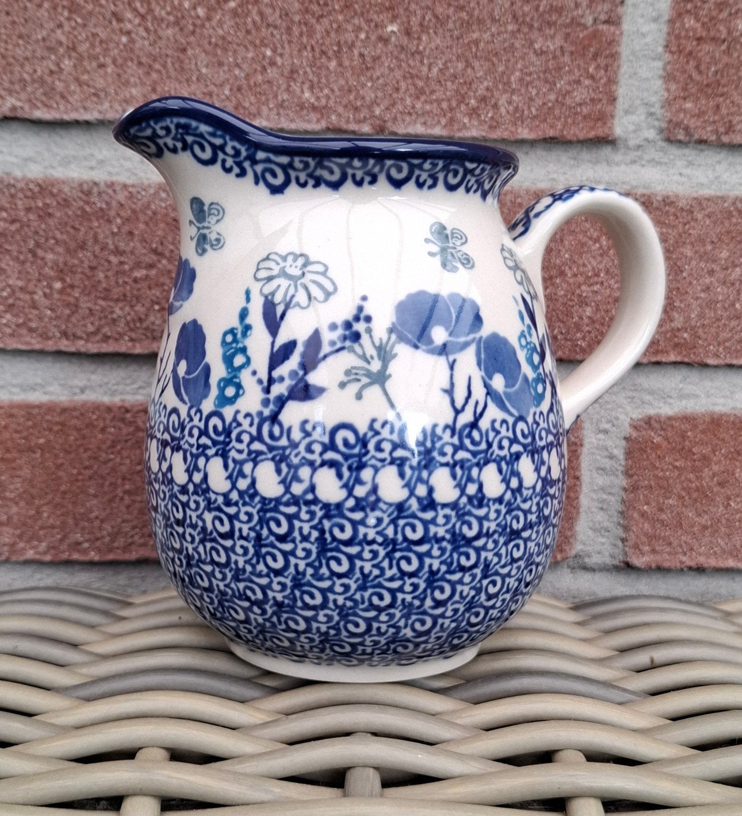 Bunzlau schenkkan, 330 ml, Huis en Inrichting, Keramiek, Nieuw, Ophalen of Verzenden, Overige stijlen