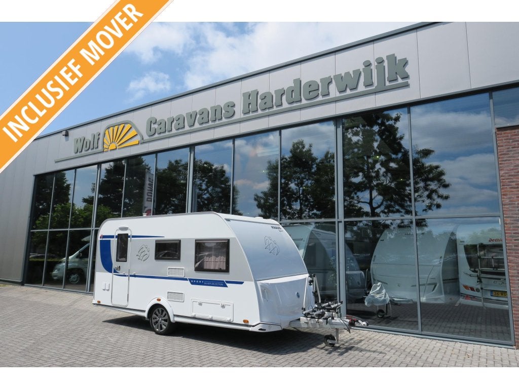 Knaus Sport Silver Selection 420 QD Voortent Mover fietsenre, Bedrijf, Treinzit, Schokbreker, 4 tot 5 meter