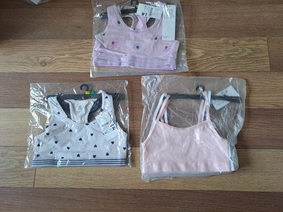 6 Nieuwe Hema Hempjes 134 / 140, Nacht- of Onderkleding, Meisje, Nieuw, Ophalen of Verzenden