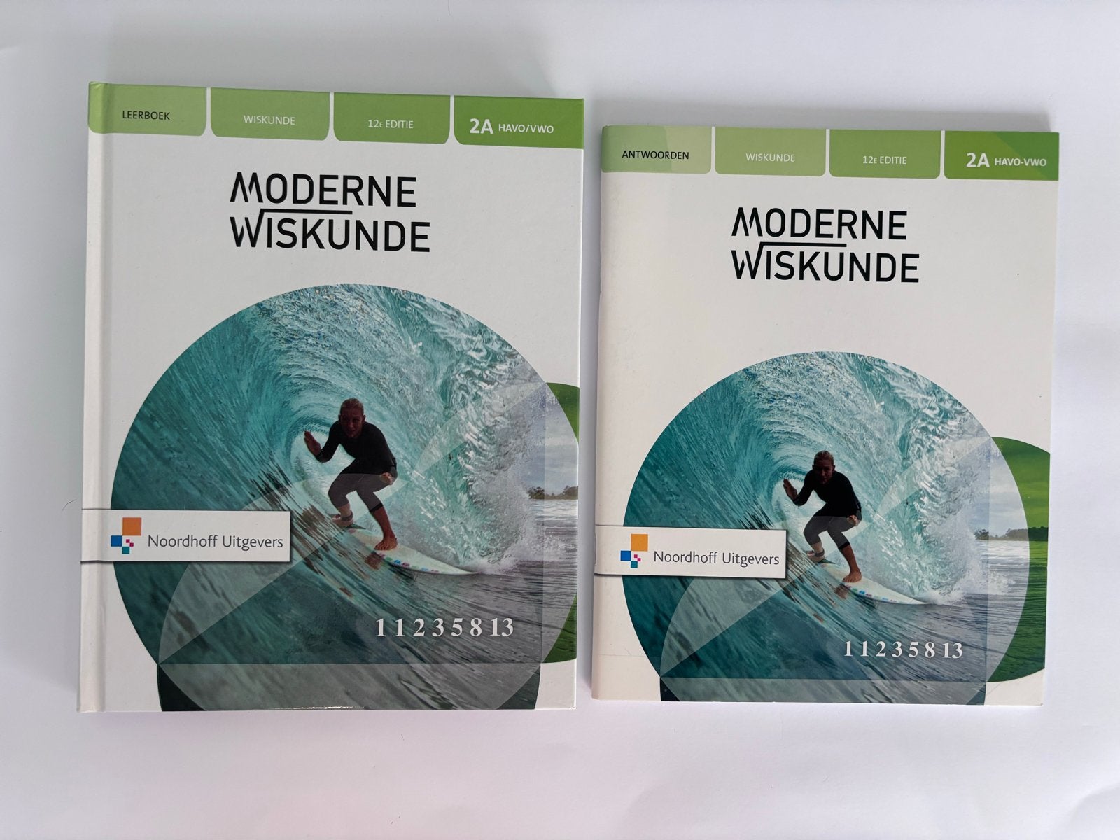 Moderne Wiskunde 2A HAVO/VWO Leerboek + Antwoordenboek, Verzenden, Zo goed als nieuw, HAVO, Wiskunde A