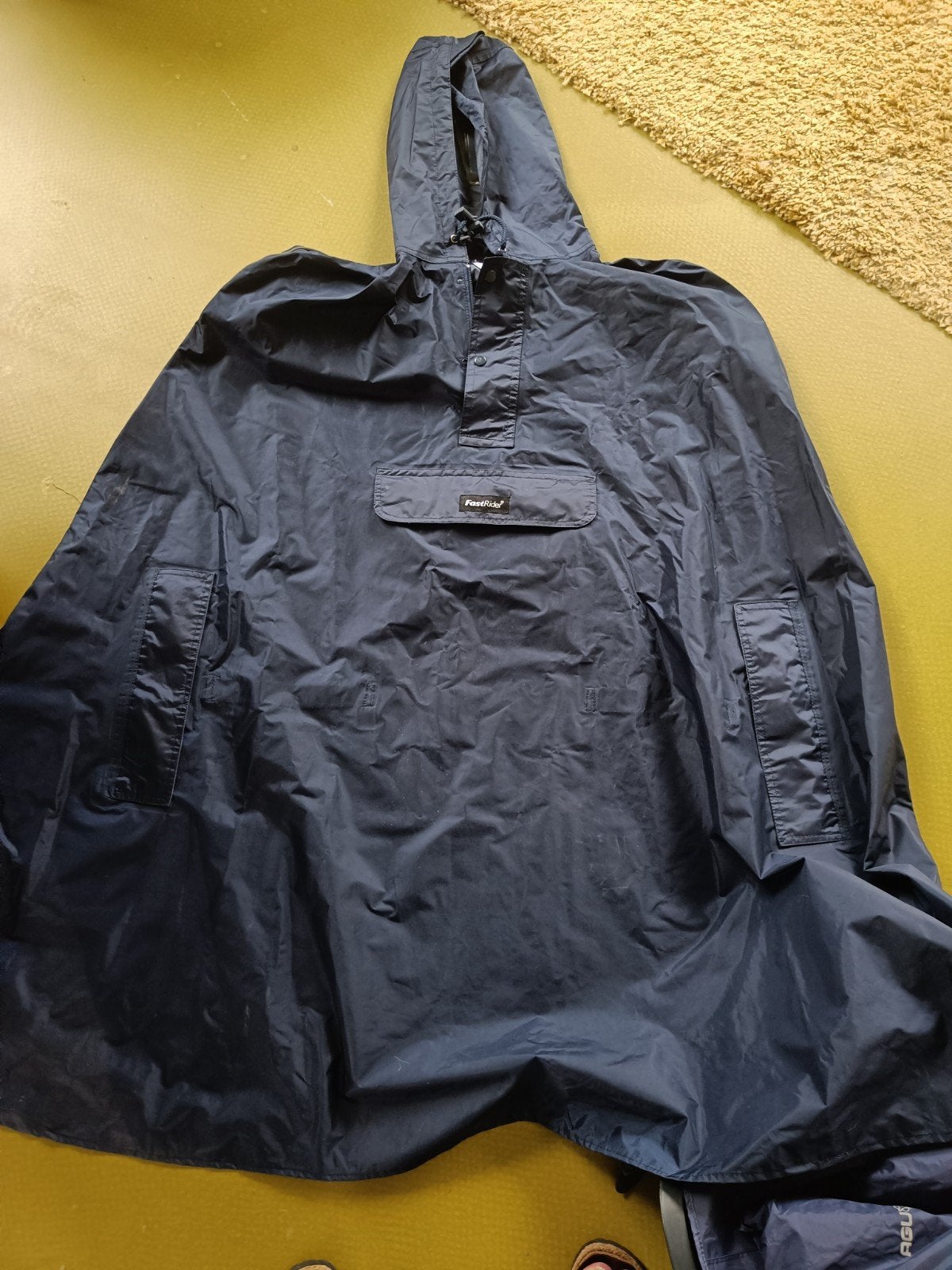 FastRider Regenponcho - Donkerblauw, Ophalen of Verzenden, Regenjas