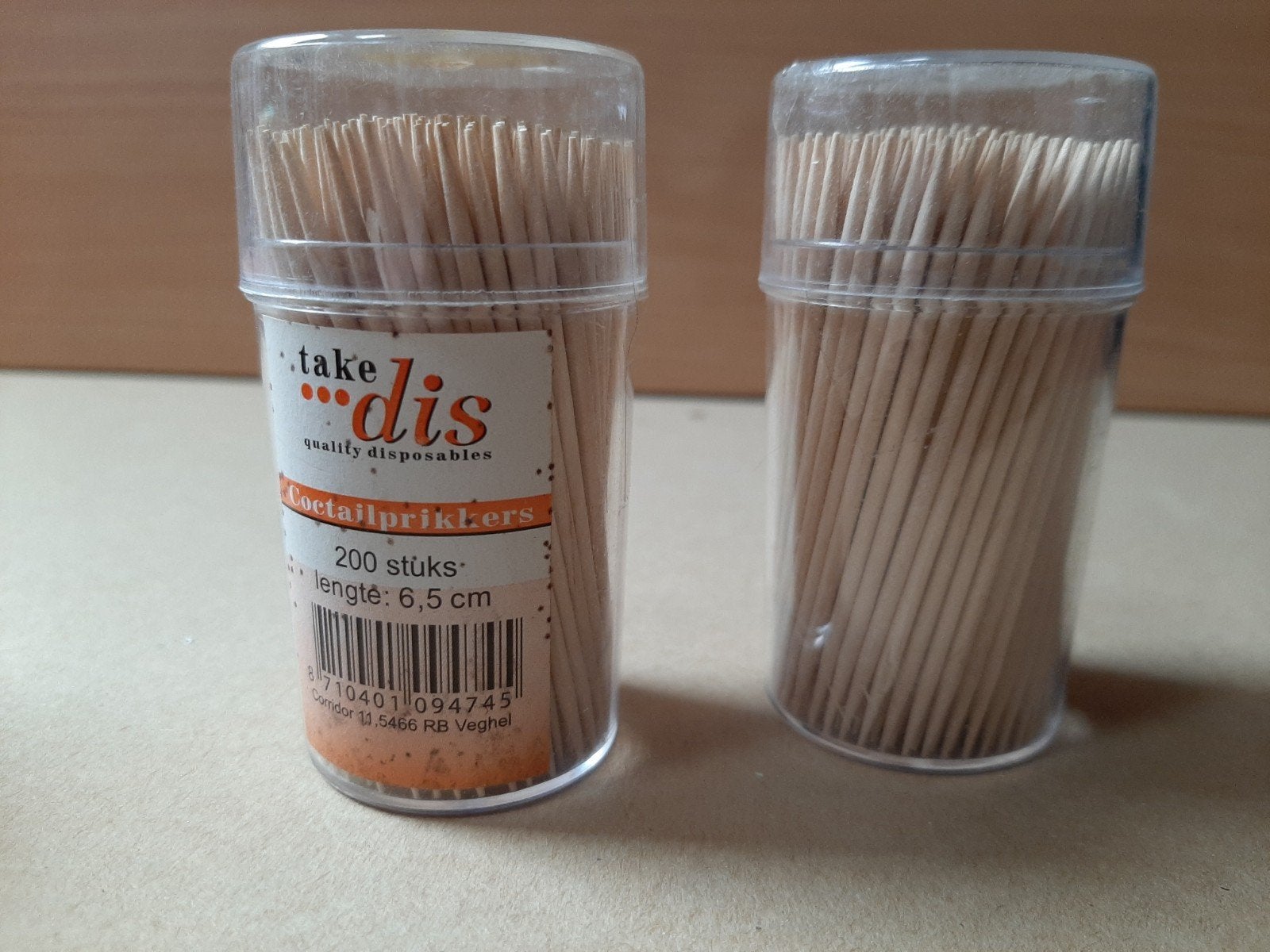 Cocktail prikkers. Hout., Ophalen of Verzenden, Nieuw