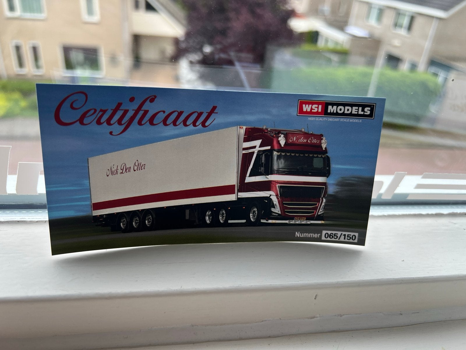 WSI Models Volvo FH4 Globetrotter XL Nick Den Otter, Overige merken, 1:50 of kleiner, Nieuw, Ophalen of Verzenden