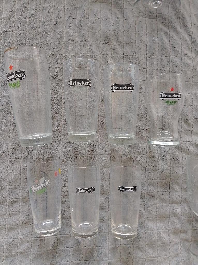 Bier glazen en andere glazen., Verzamelen, Ophalen of Verzenden, Gebruikt, Glas of Glazen, Overige merken
