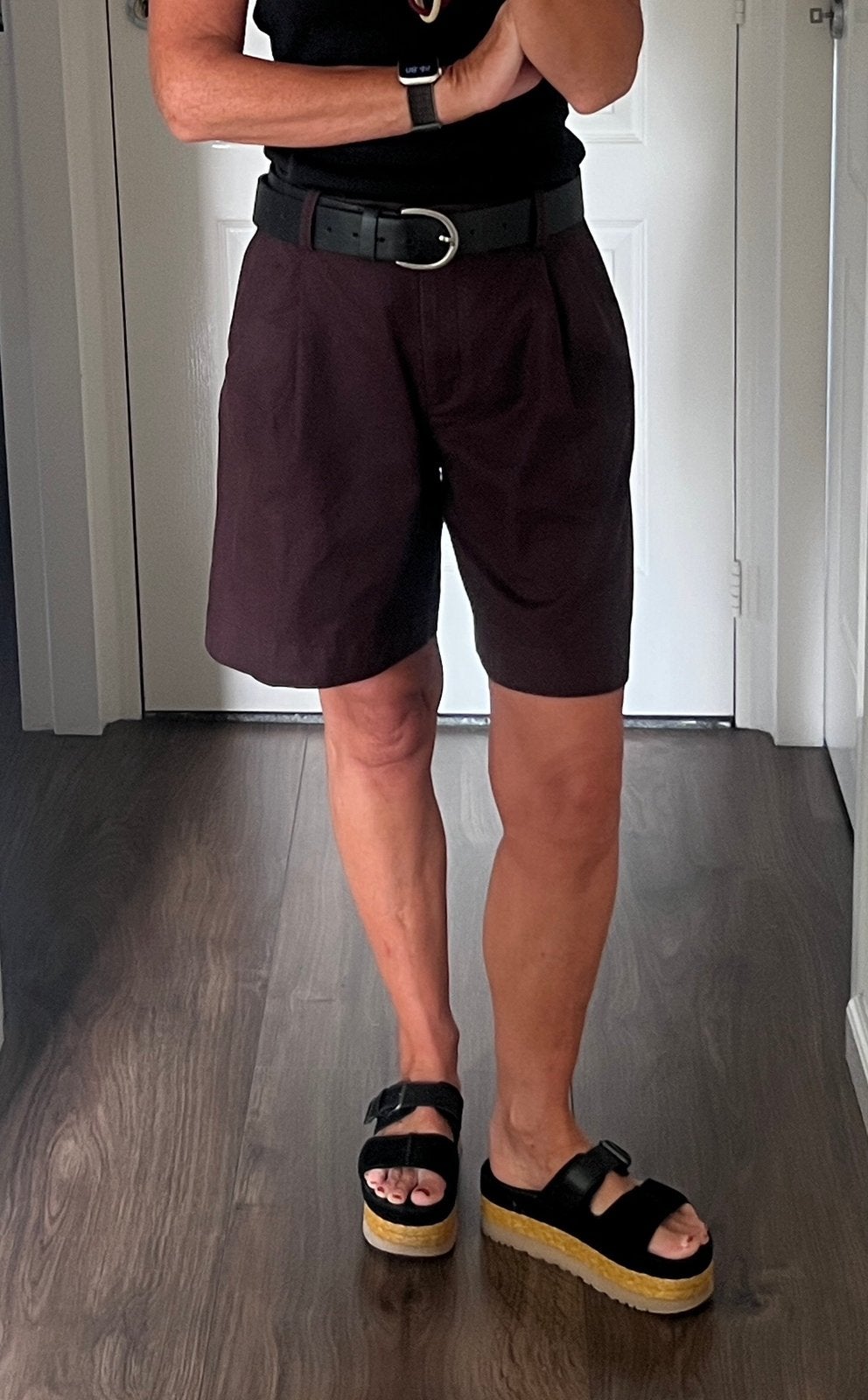 H&M bruine linnen short  nieuw 34, Nieuw, Ophalen of Verzenden, Maat 34 (XS) of kleiner, Bruin