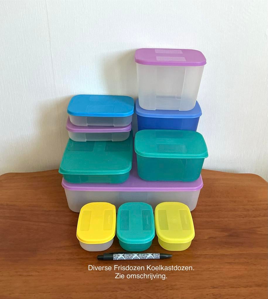 Tupperware Diverse Frisdozen Koelkastdozen VERKOCHT!, Huis en Inrichting, Keuken | Tupperware, Ophalen of Verzenden, Zo goed als nieuw