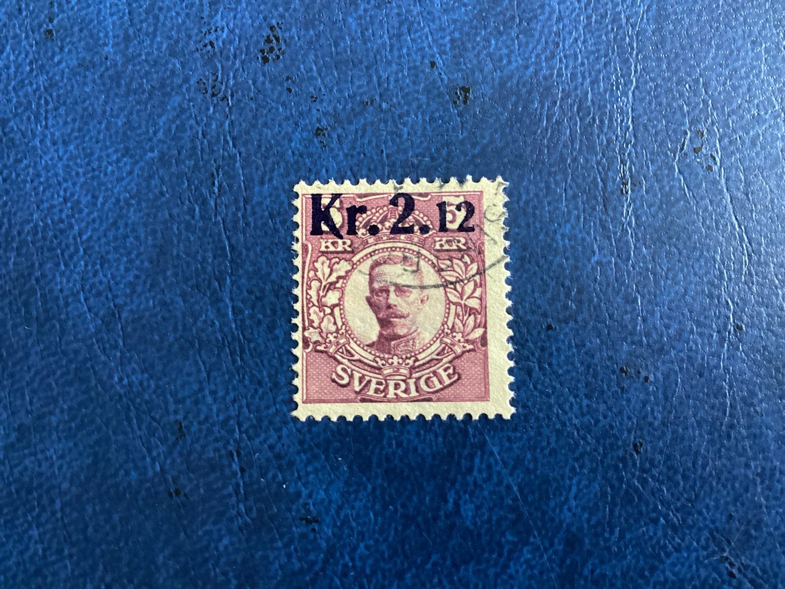 Zweden1917-Mi.108- Kr. 2.12 met Koning Gustav V, Ophalen of Verzenden, Zweden, Gestempeld