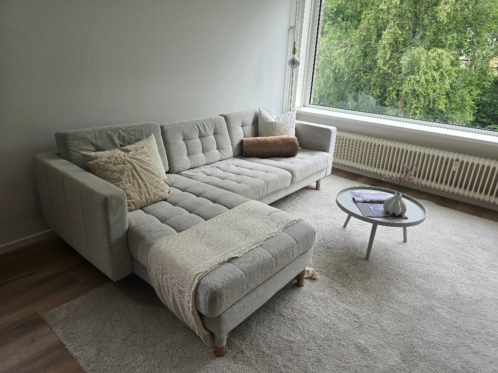 open to offers!!! IKEA LANDSKRONA 3-zitsbank met lounge-gede, Ophalen, Gebruikt, Tweepersoons, 75 tot 100 cm