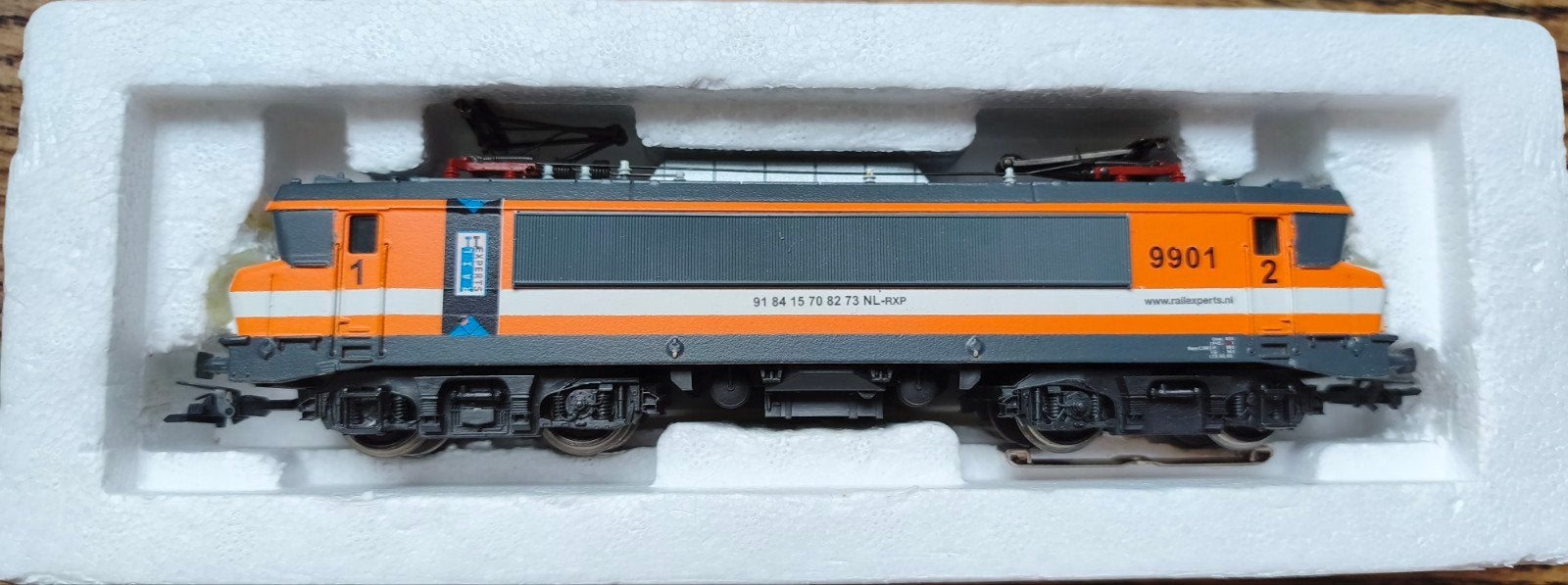 Märklin Locomotief - Oranje/Grijs Rail Experts, Ophalen of Verzenden