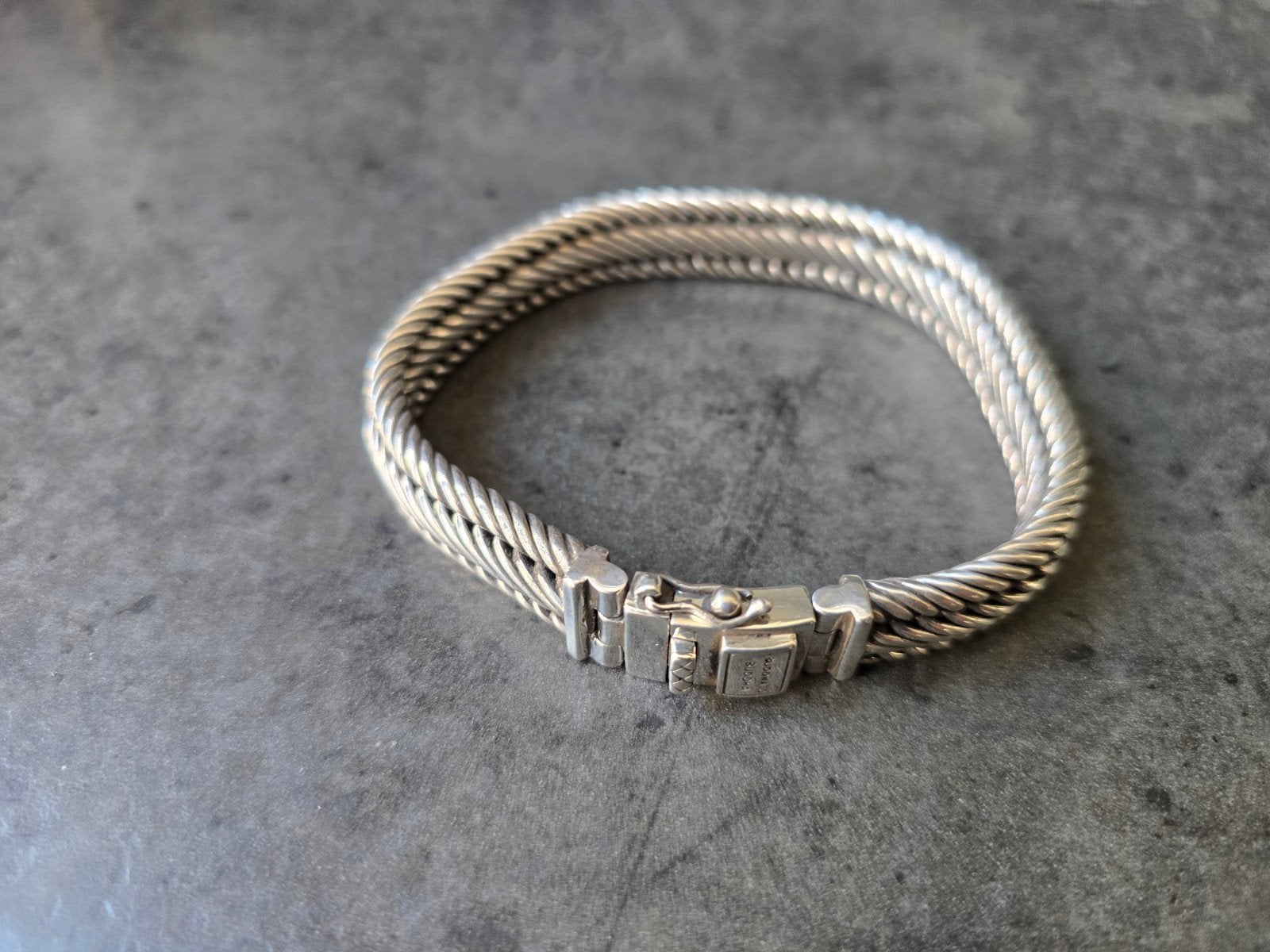 Buddha to buddha armband, Sieraden, Tassen en Uiterlijk, Armbanden, Ophalen of Verzenden, Zo goed als nieuw, Zilver, Zilver