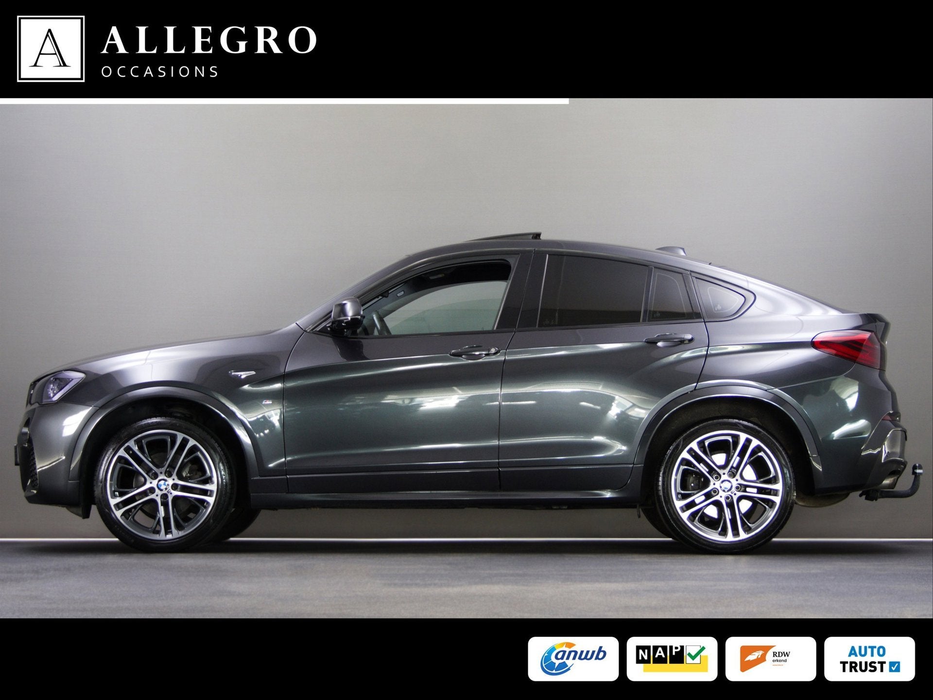 BMW X4 XDrive20i High Executive M-Sport (SCHUIF-/KANTELDAK,, Automaat, Gebruikt, 2000 kg, Bedrijf