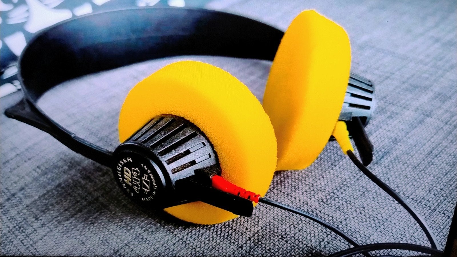 Sennheiser HD 414 Vintage Koptelefoon met Nieuwe Oorkussens