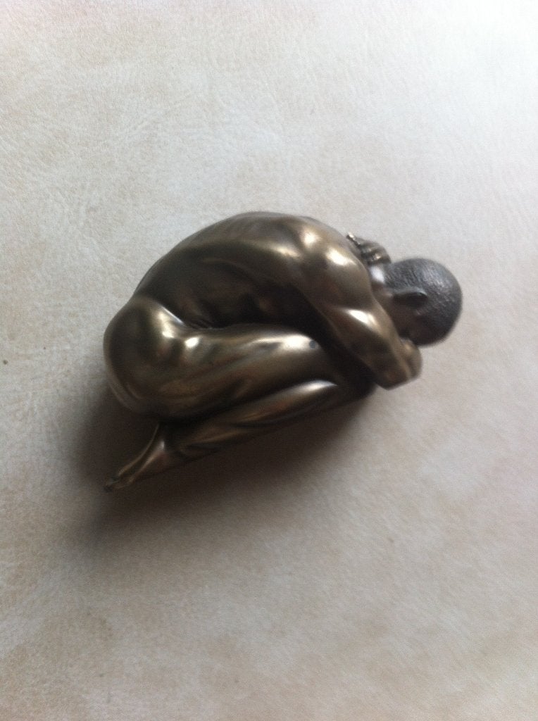 Design beeldje poly Stone bronze, Ophalen of Verzenden, Zo goed als nieuw, Mens