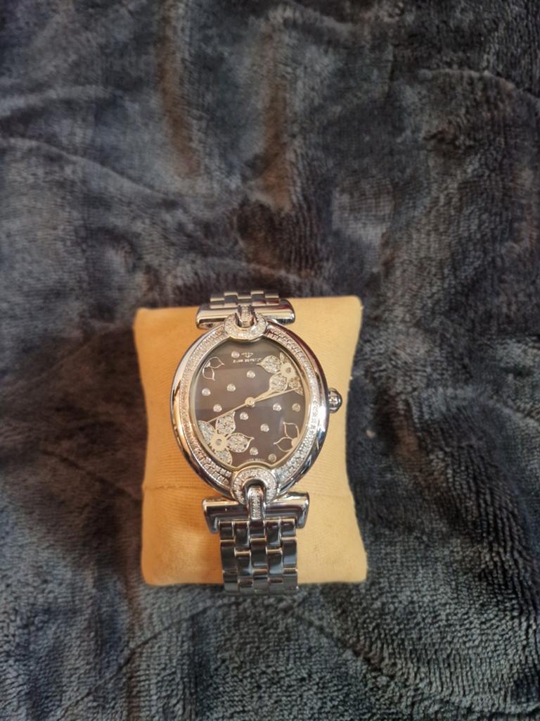 Murex Dames Horloge met Echte Diamantjes - Nieuwstaat, Ophalen of Verzenden