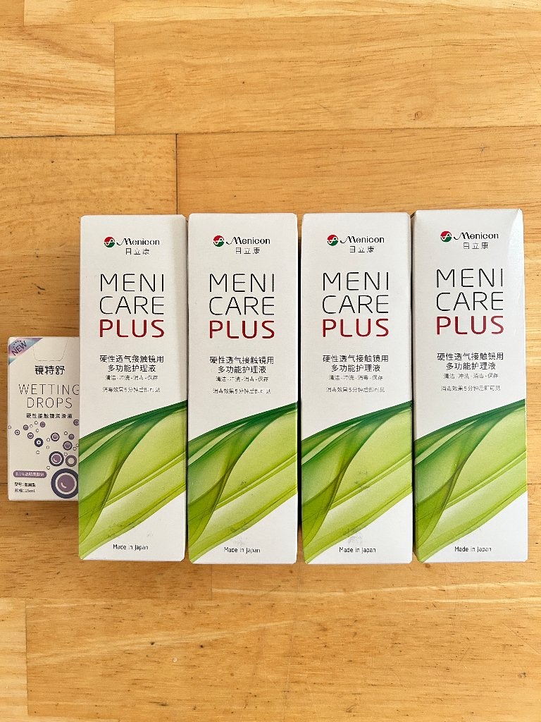 Menicon Menicare Plus lenzenvloeistof + bevochtigingsdruppel, Ophalen, Nieuw, Overige typen