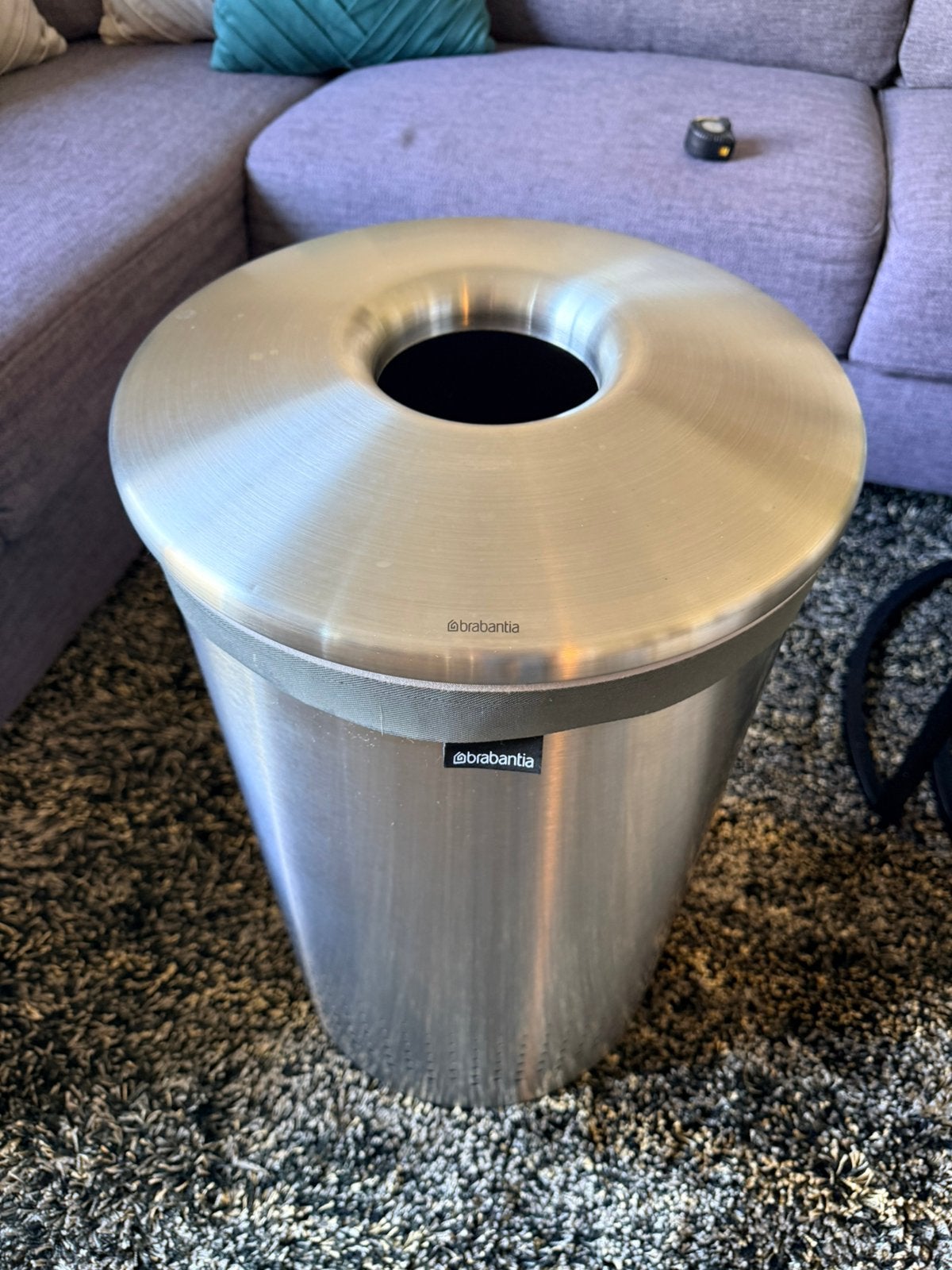 Brabantia wasmand RVS nieuwstaat, Ophalen, 50 – 75, 40 liter of meer, Zo goed als nieuw