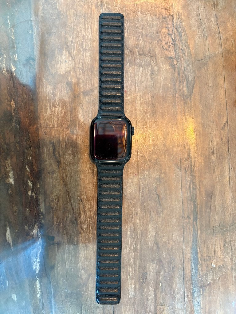 Apple Magnetic Link-bandje 42 mm, Zwart, IOS, Ophalen of Verzenden, Zo goed als nieuw