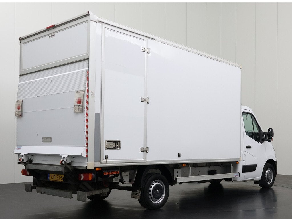 Opel Movano 2.3Turbo 135PK Bakwagen+Laadklep | Zijdeur | Nav, Auto's, Voorwielaandrijving, Gebruikt, Origineel Nederlands, 750 kg