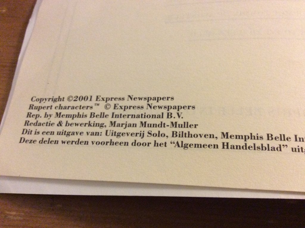 De avonturen van Bruintje Beer. deel 12. tekststrip, 2001, Eén stripboek, Ophalen of Verzenden, Gelezen