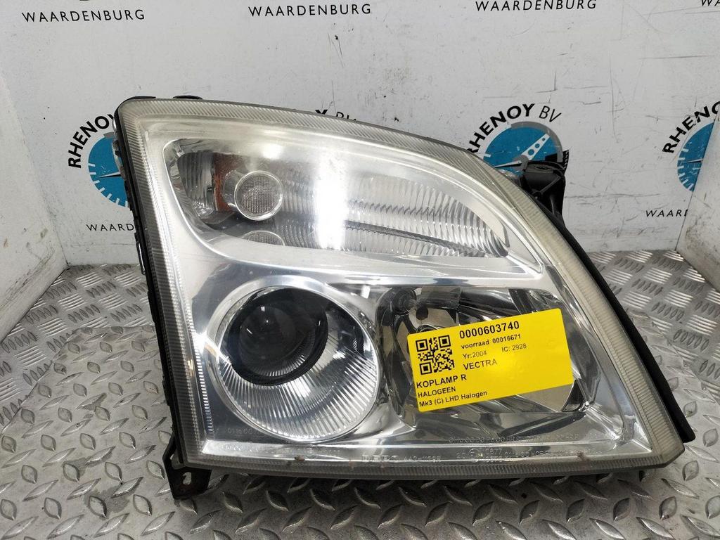 OPEL VECTRA C 2.2-16V Elegance KOPLAMP R 2004, Ophalen of Verzenden, Gebruikt, Stiba lid