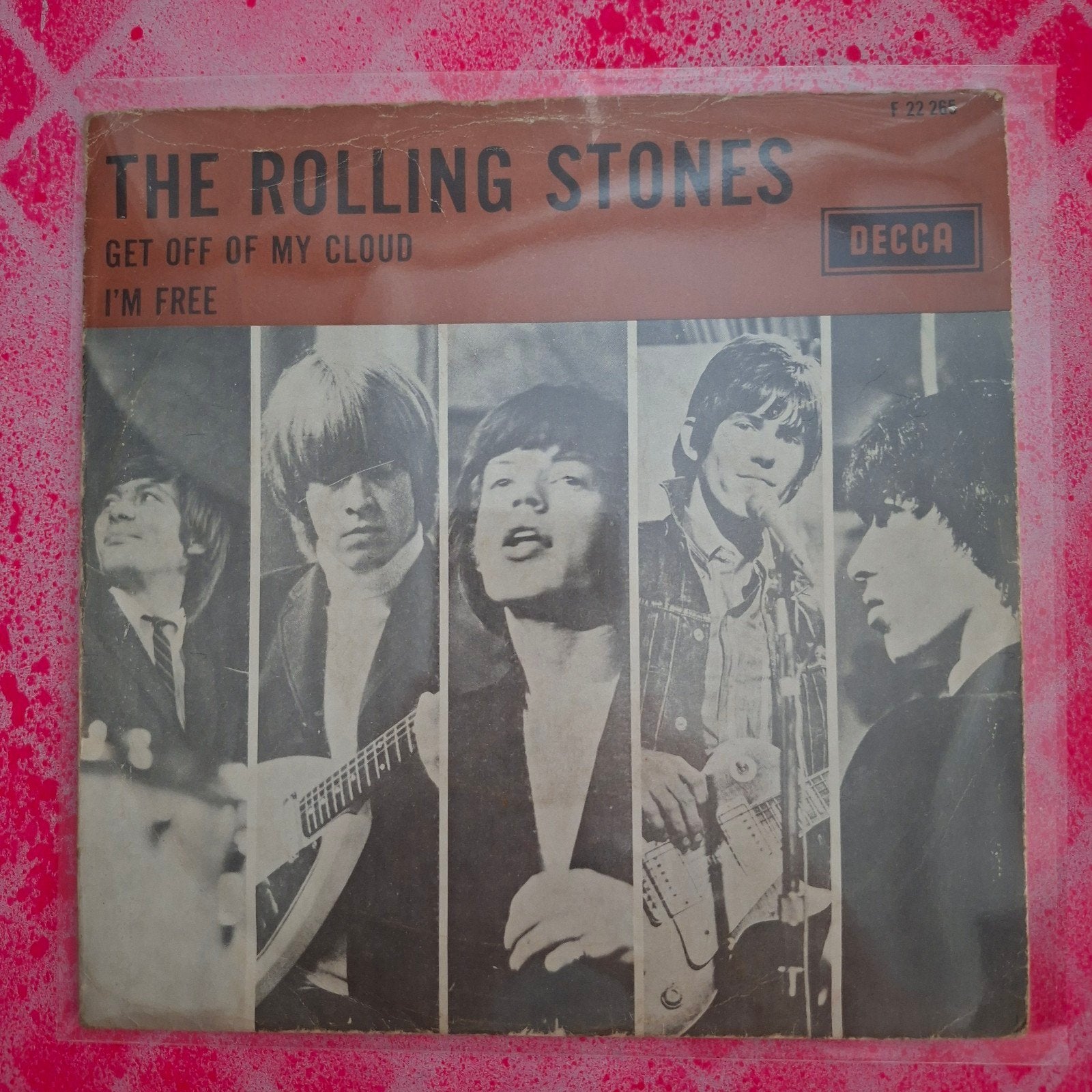 Rolling Stones Get off of my clou single.            Star45, Gebruikt, 7 inch, Single, Ophalen of Verzenden